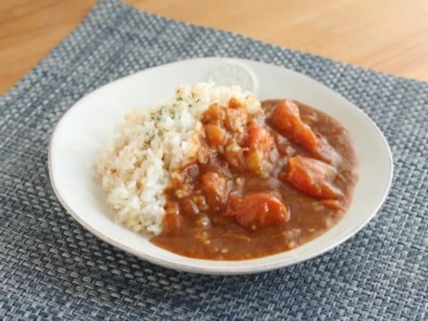 トマトが爽やかな肉なしカレー  トマトが爽やかな肉なしカレー