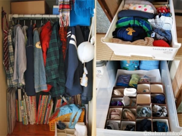 洗って再利用、エコな0円仕切り。  洗って再利用、エコな0円仕切り。