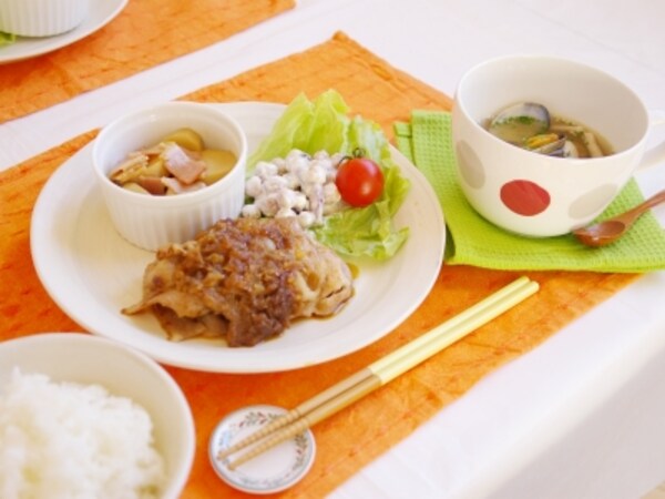 豚のたまねぎ焼き定食