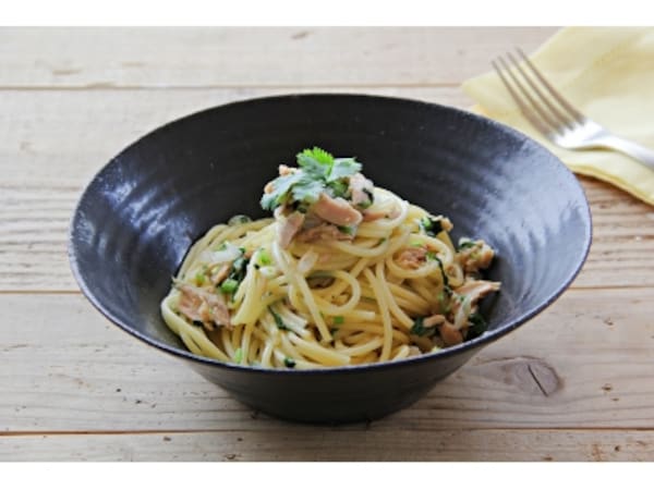 香草とツナのパスタ