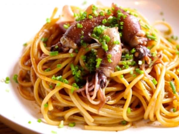 ホタルイカのパスタ