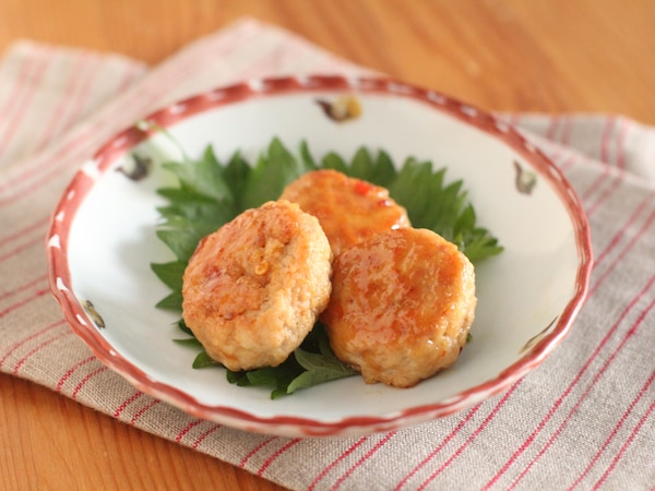 お弁当におすすめ 超簡単ピリ辛つくね  お弁当におすすめ 超簡単ピリ辛つくね