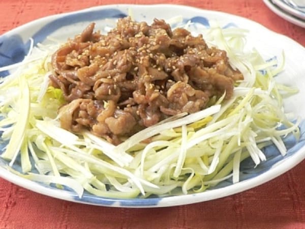 豚こま肉の味噌焼き  豚こま肉の味噌焼き