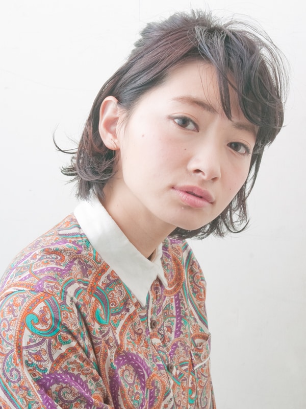 ちょっぴり辛口オシャレな、くるりんぱショートアレンジ