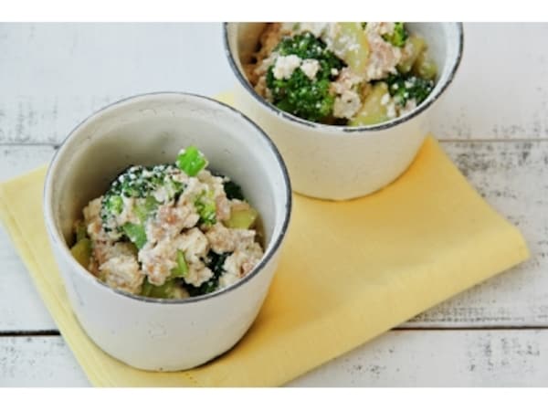 今日の副菜として使える、ブロッコリーとツナの和風白和えレシピ  今日の副菜として使える、ブロッコリーとツナの和風白和えレシピ