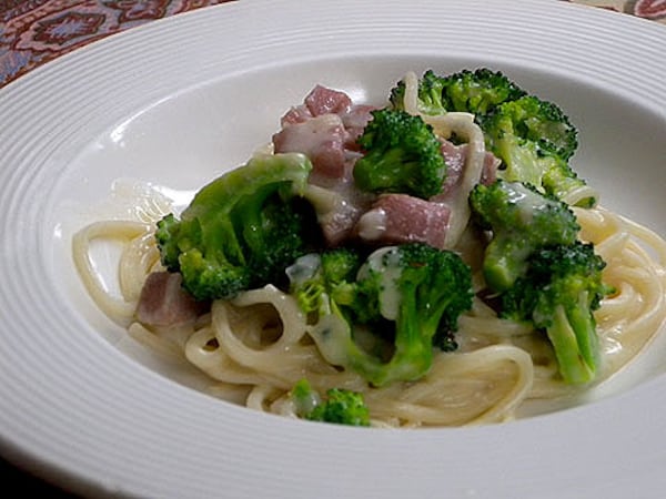 酒粕クリームソースパスタ