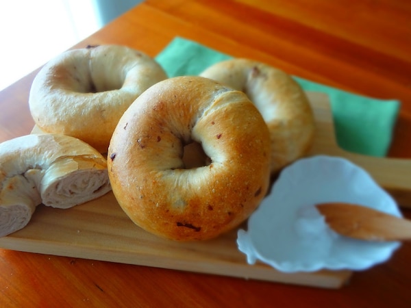 ココナッツオイルでヘルシーベーグル ココナッツオイルでヘルシーベーグル