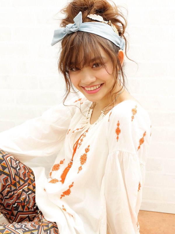 オフェロなおだんごヘアアレンジ