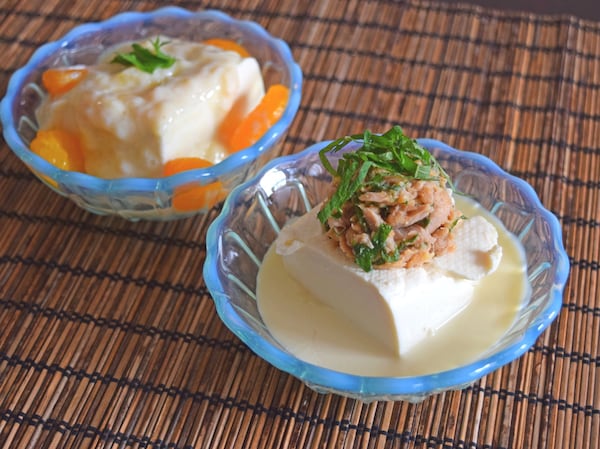 豆腐で簡単夏バテ対策! 野菜とフルーツの冷奴  豆腐で簡単夏バテ対策! 野菜とフルーツの冷奴
