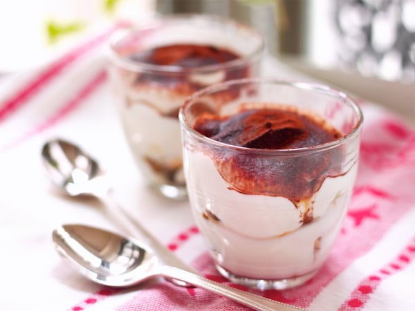 水切りヨーグルトで作るティラミス