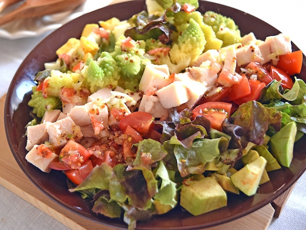 ロマネスコのコブサラダ