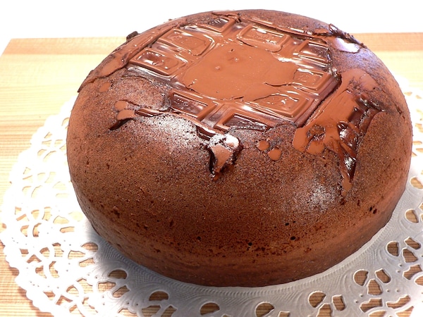 焼きチョコのココアケーキ  焼きチョコのココアケーキ