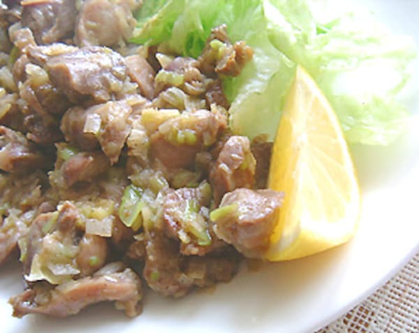 コリっとやみつき食感! ビールがすすむ砂肝炒め コリっとやみつき食感! ビールがすすむ砂肝炒め