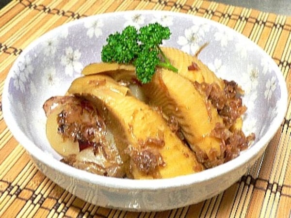 鰹節の風味がたまらない！ たけのこの土佐煮