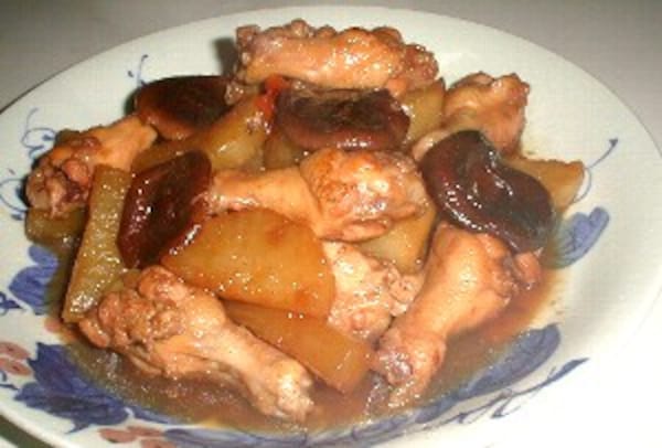 メインになる煮物、手羽元と大根の煮物