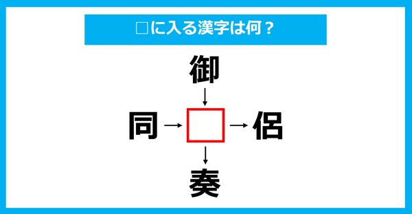 【漢字穴埋めクイズ】□に入る漢字は何？（第1955問）