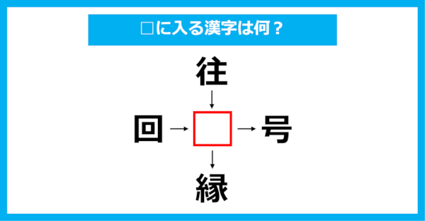 【漢字穴埋めクイズ】□に入る漢字は何？（第2715問）