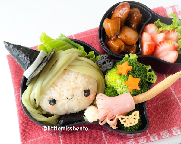1. Cute Witch Bento