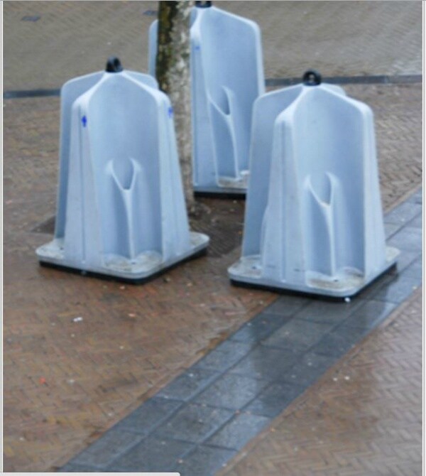 8. Very Tall & Very Public Dutch Urinals