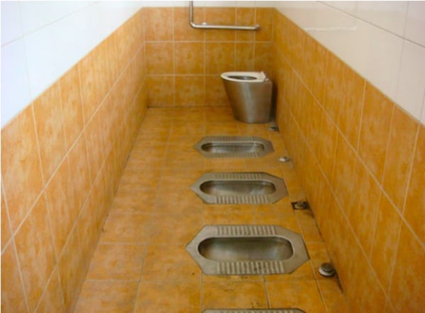 11. No Privacy in Chinese Restrooms