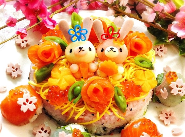 兔子寿司蛋糕