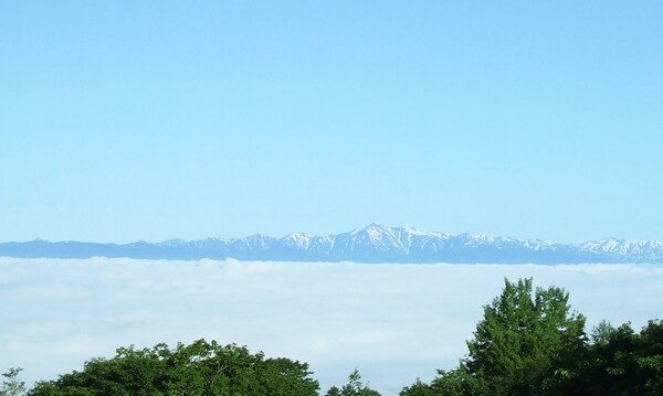 1. A Track Above the Clouds (Kaminoyama, Yamagata)