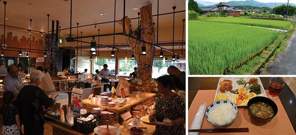5. Local Produce at a Restaurant Run by Farm Women (Gifu)