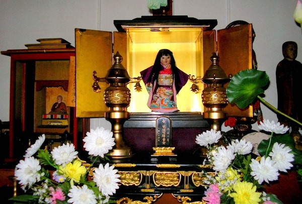 3. Okiku Doll at Mannenji Temple (Hokkaido)