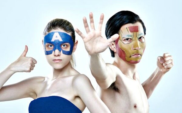 8. Iron Man & Captain America Face Packs