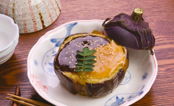 4. Nasu Dengaku: Miso-Glazed Eggplant
