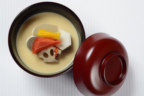 Soup — Root Vegetable Soup with Sake Lees & Saikyo Miso