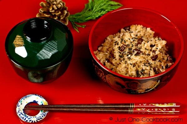 3. Adzuki Bean Rice (Sekihan)