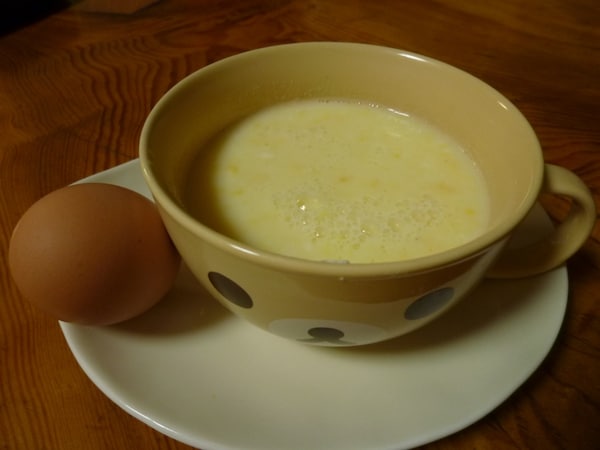 2. สาเกใส่ไข่
