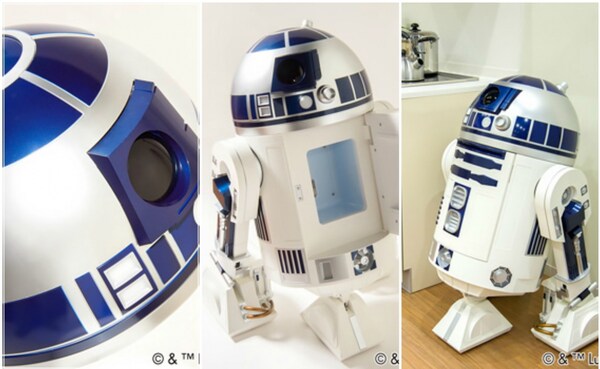 7. R2-D2 Moving Refrigerator (AQUA)