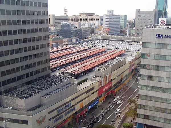 4. Umeda Station (Osaka) — Approx. 820 million people/year
