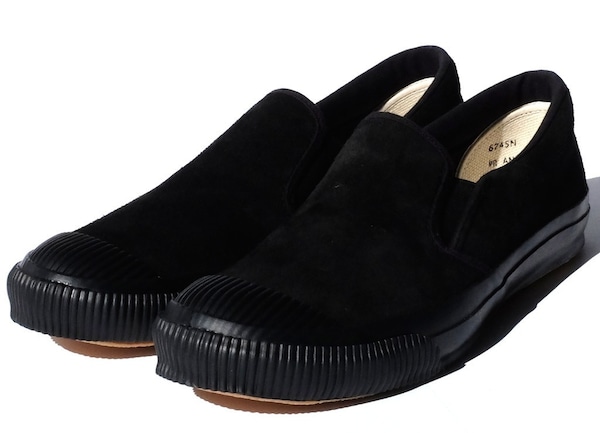 8. Anachronorm Suede Vulcanized Slip-On Sneakers