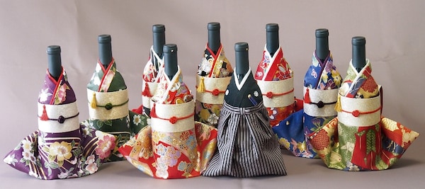 1. Kimono Bottle Covers