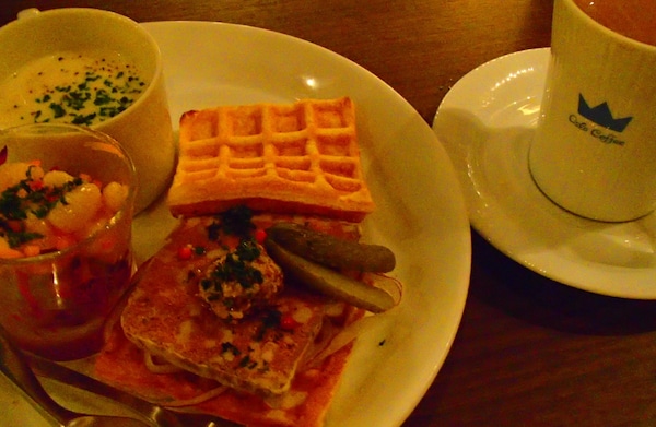 3. Oslo Coffee — Waffle Sets (Ginza)