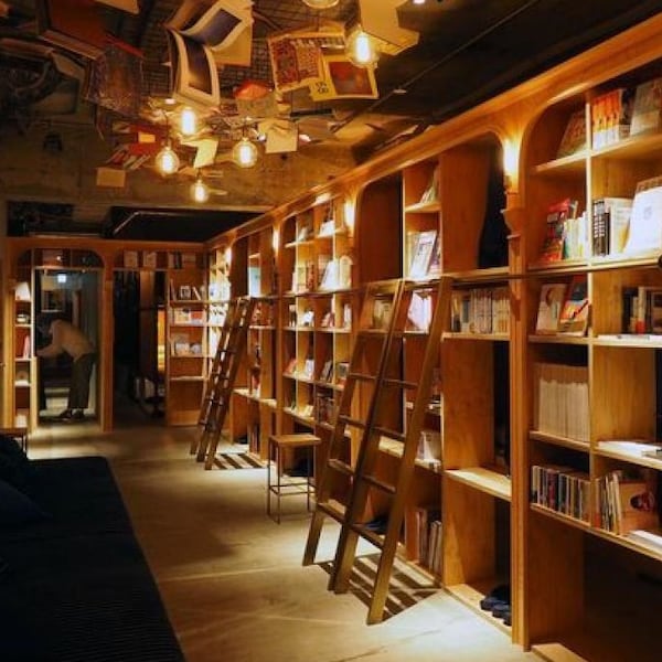 5. Sleeping with Books at Book & Bed Tokyo (Ikebukuro)