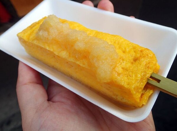 6. Omelette on a stick at Yamacho
