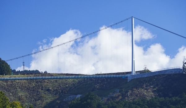 9. Japan's Longest Pedestrian Suspension Bridge — Mishima Skywalk (Shizuoka)