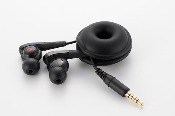2. Headphones with Retractable Cord