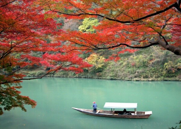 3. Arashiyama Sagano Scenic Railway & Hozugawa River Boat Tour (Kyoto)