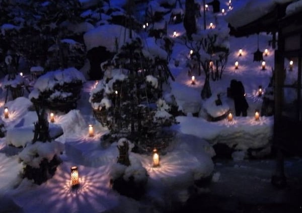 Yukimi Candles in the Courtyard