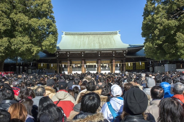 1. Meiji Jingu Shrine — 3.16 Million People