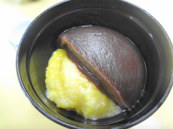 7. Complete your Asakusa trip with a sweet chestnut red bean dessert