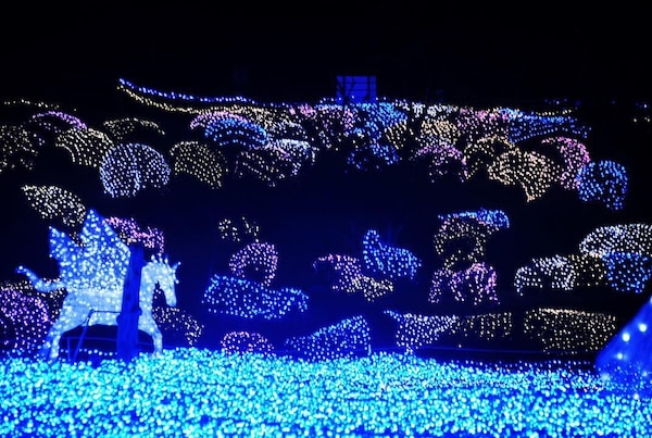TOP 11【京都】南丹．京都「琉璃溪彩燈祭」※已結束營業（2019年舉辦地點未定）