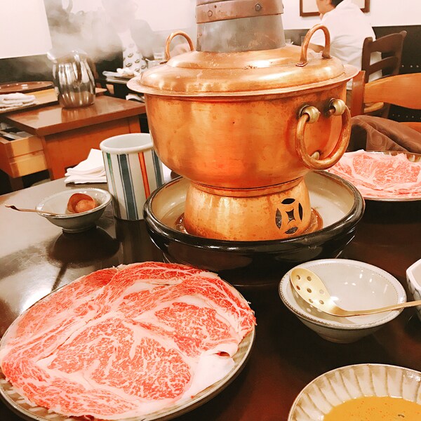 ■A5等級的神戶牛涮涮鍋【東京】ざくろ 銀座店