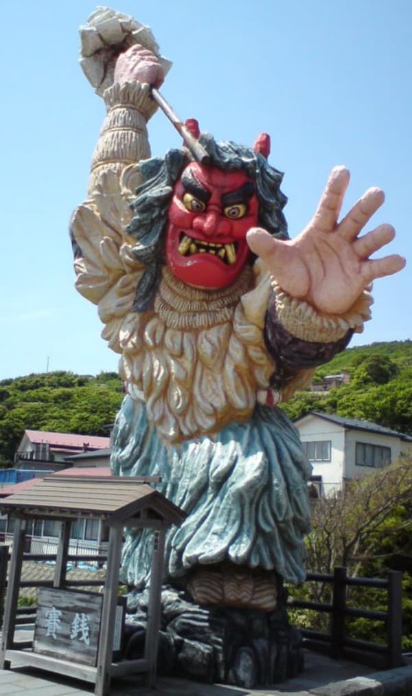 Namahage Statue at Monzen