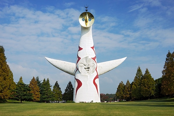 3.Tower Of The Sun หอคอยแห่งพระอาทิตย์ ณ สวนอนุสรณ์งานเอ็กซ์โป (Osaka Expo Commemoration Park)
